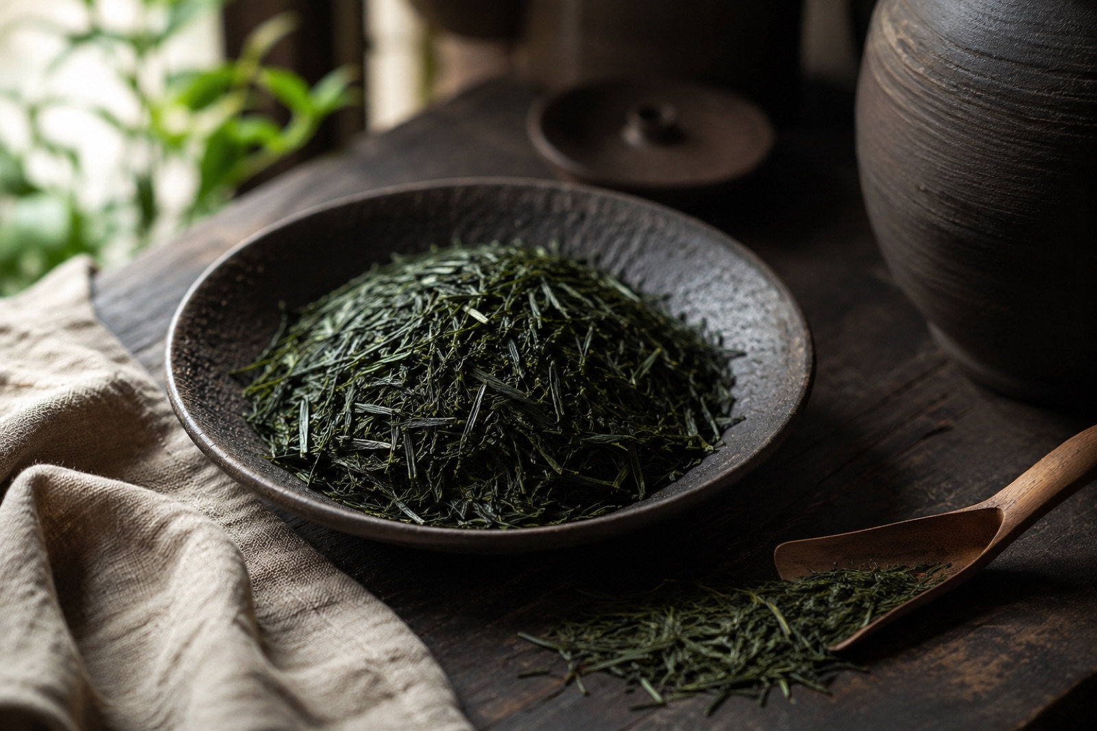 Premium Japanese loose-leaf green tea